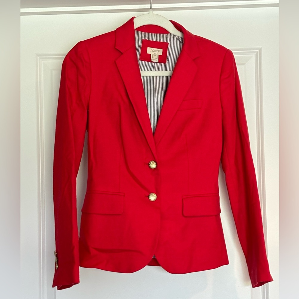JCrew Women’s Red Blazer